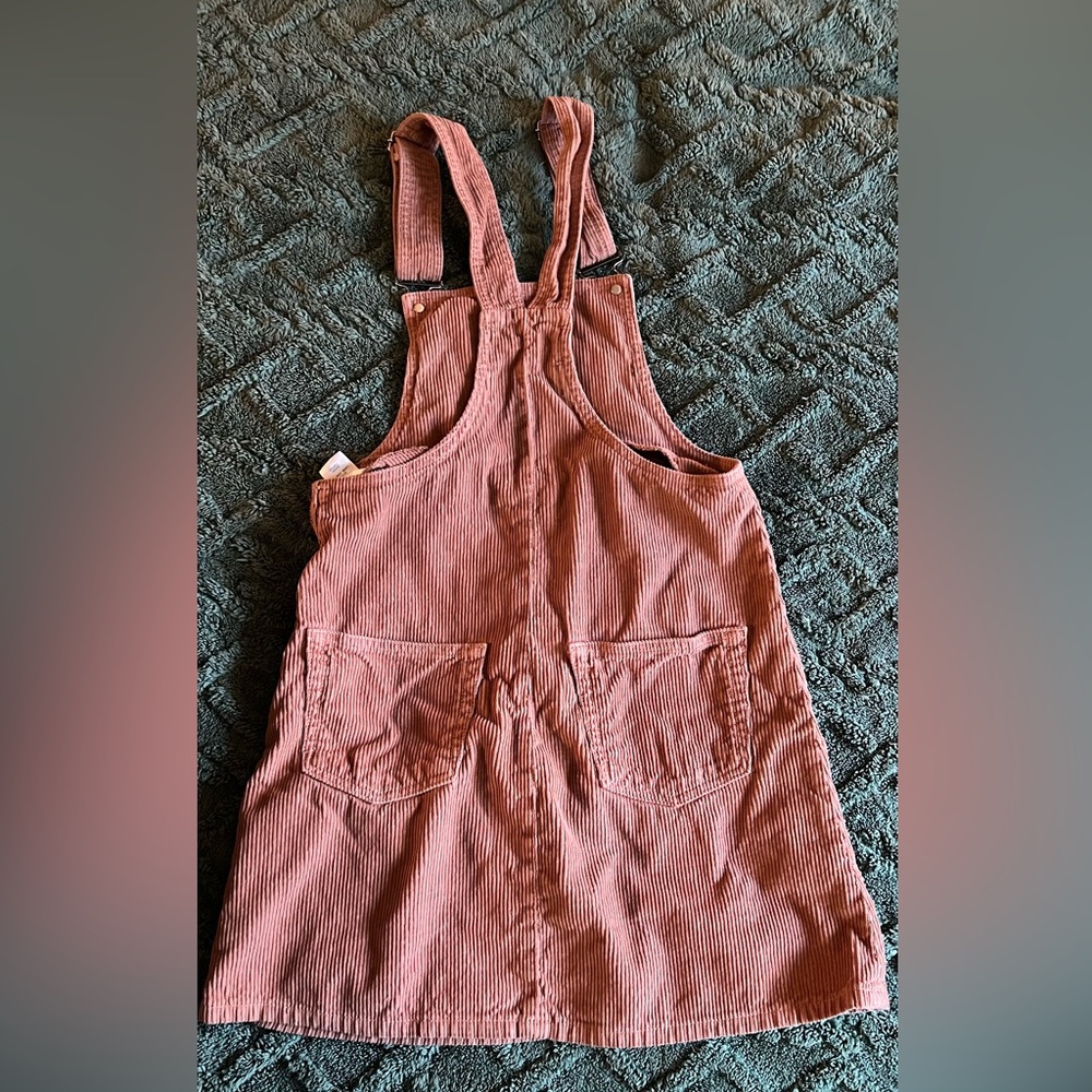 Reformation Lane Jumper corduroy mini Overall Dress size 4 - Picture 5 of 8